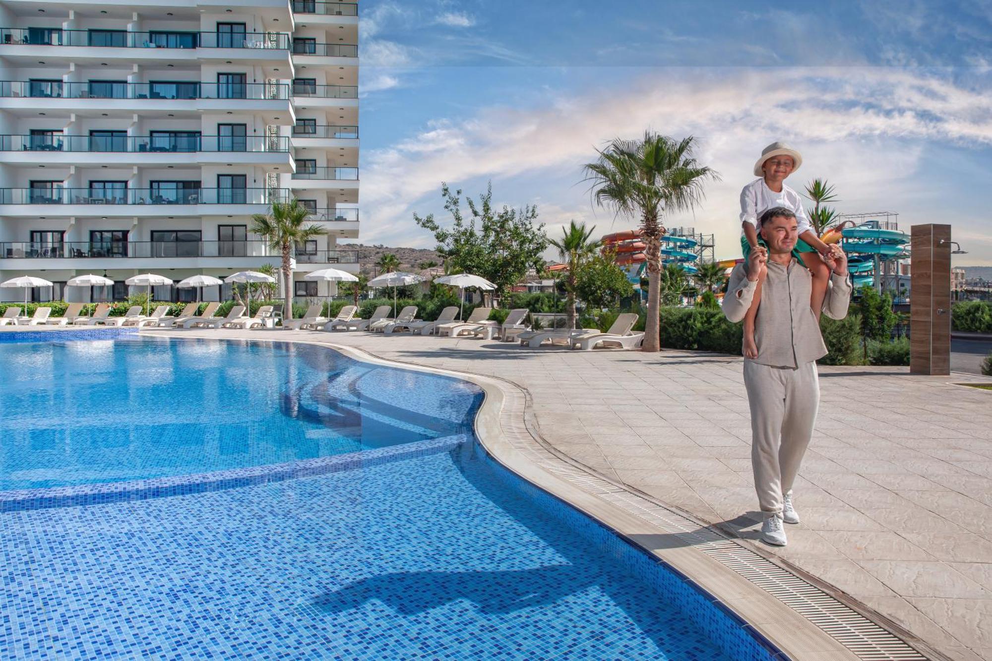 Caesar Blue Seaside Luxury Apartments Gastria Exterior photo